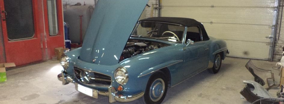 Atelier de restauration m&eacute;canique carrosserie